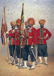 Soldiers of the 15th Ludhiana Sikhs, illustration for 